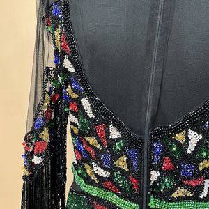 Heavy Embellished Cocktail Gown