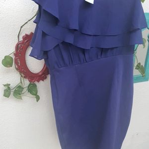 A Beautiful Royal Blue Colour Veromda Dress