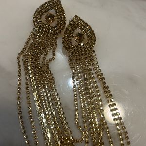 Gold Long Earings