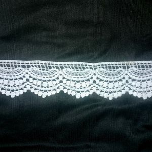 4 Meter White Cotton Lace