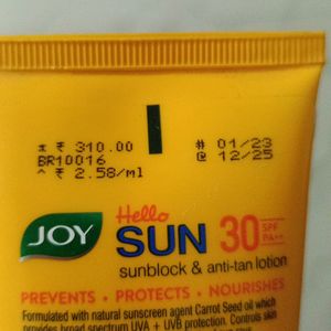 *Combo Offer *JOY Sunscreen And Colgate Maxfresh