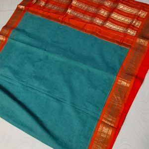 Cotton Silk Pure Gadwal Saree