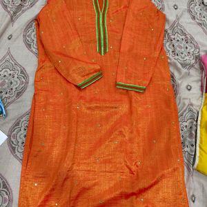 Orange Kurti