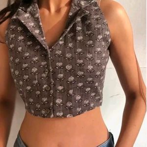 Halter Neck Crop Top