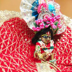 Laddu Gopal Dress + Choli With Heavy Pagdi