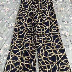 Bell Bottom Printed Trousers