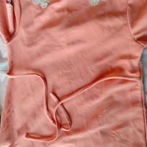 Peach Stylish Top