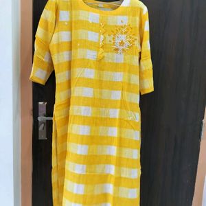 Yellow Kurta And Pant