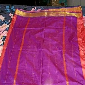 Pure Silk Saree With Blouse