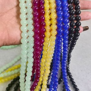 10 Glass Beads String