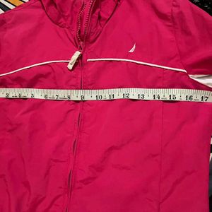 Nautica Pink Hooded jacket