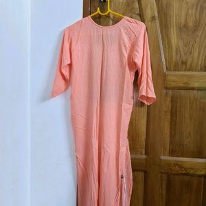 Peach Kurti