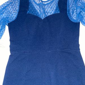 Tranquil Navy Blue Dress