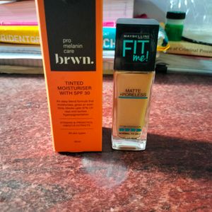 Brown.Tinted Moisturizer (Foundation) Fit Me 1+1