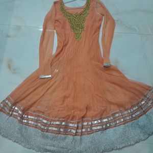 Peach Colour Lady Suit