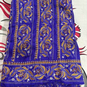 Pure Silk Kantha Saree