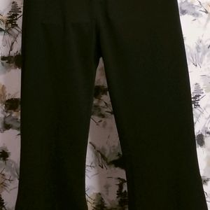 Black Cut Women Pant