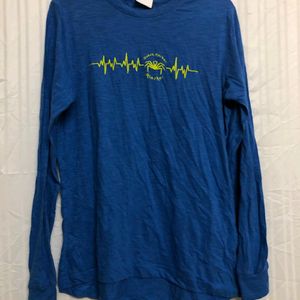 Blue Long Sleeve T Shirt