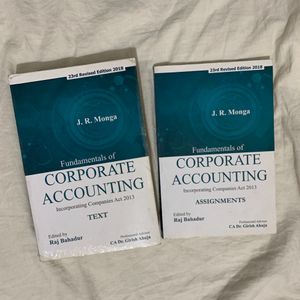 Corporate Accounting JR Monga