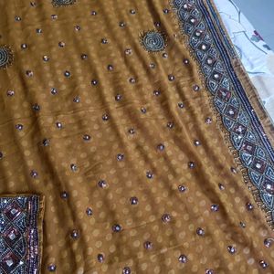 New Brown Saree