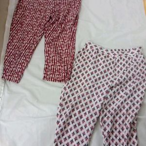 Salwar Pants Set Of 2 (Freesize Maximum Upto Xxl)