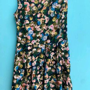 "Floral Elegance: Fit and Flare Summer Dress