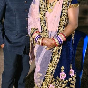 Lahanga Choli With Matching Dupatta