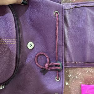 Purple College Bag