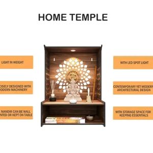 Mandir With LED Sport Light