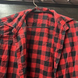 Red And Black Check Shirt