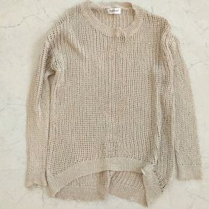 Golden Thread  Knit Top