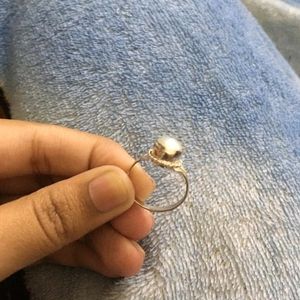 Real 925 Silver Pearl Ring 🦪🤍