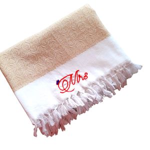 King Size Couple Embroidery Towel Set