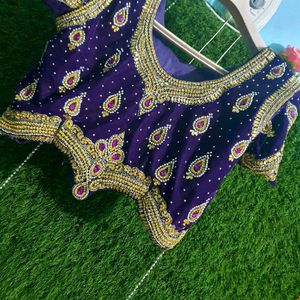 Beautiful very heavy handwork bridal blouse