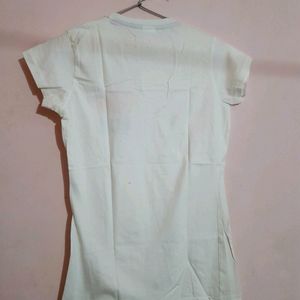 011 Hoseiry White Tshirt For Girls