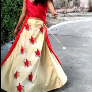 Crop Top Skirt Lehnga Wedding Dress Saree Suit