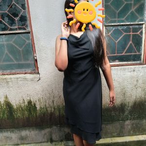 Virgo Black Party Dress