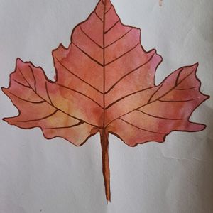 leaf painting 🍁