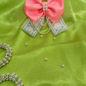 Pink Pearl Bow