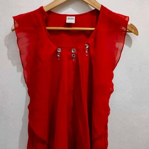 Vero Moda Red Colour Top