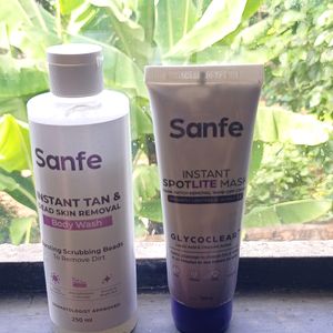 Sanfe Body Wash And Wipe Off Cream