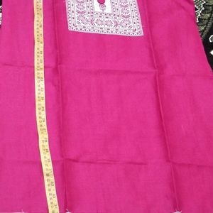 Kurti khadi 1 piece Rose design latest fancy/weste