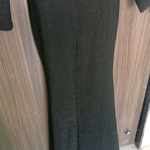 Beautiful🤩🤩 Long Sleeve Maxi Dress (Black)-Backl