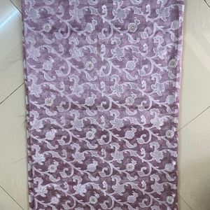 Party Wear Banarsi Saree With Moti And Tread Work