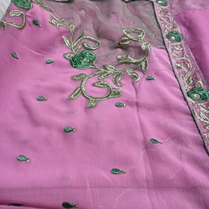 Beutiful Pink Saree