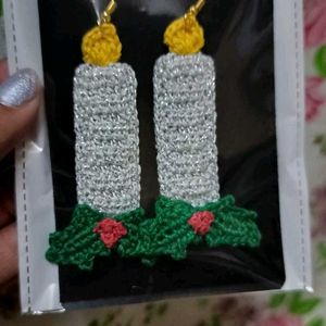 Christmas Theme Crochet Earrings