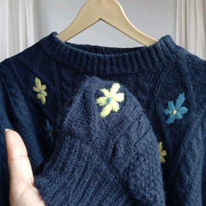 Embroidered Sweater