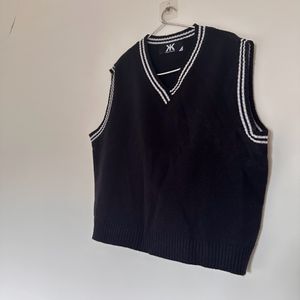 Kook N Keech Women Black Sweater Vest