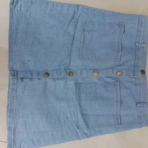 Short Skirt Denim