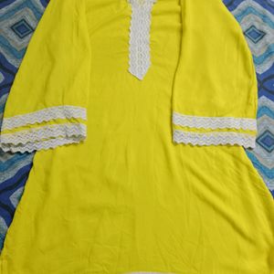 Yellow Kurti